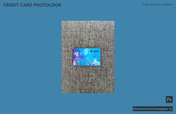 France Groupe BPCE Bank Visa Classic Card Fotoansicht Beispielvorschau